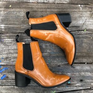Free People pleather boots